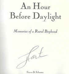 An Hour Before Daylight / SIGNED / Jimmy Carter / NOT Personalized! / 1st Ed. HC