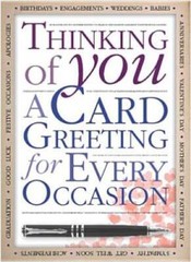 Thinking of You: A Card Greeting for Every Occasion – Paperback – GOOD