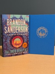 📚Brandon Sanderson TAILORED REALITIES Tor SIGNED 1st Edition Hardcover Sci-Fi