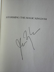 SIGNED – Storming The Magic Kingdom by John Taylor 1987 1st Edition Hardcover DJ