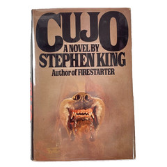 Cujo by Stephen King – Viking 1981 – HC/DJ Book Club Edition BCE