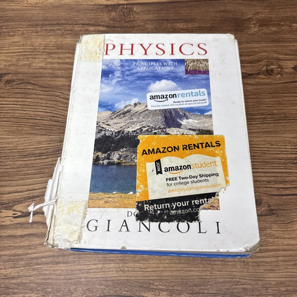 Physics: Principles with Applications by Douglas C Giancoli (SEE PHOTOS)