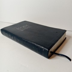 1994 Reference KJV Concordance Leather Red Letter Bible Zondervan Blue Vtg