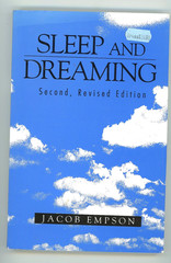 Sleep and Dreaming 2ed Ed Revised Jacob Empson 242 Pages 9 1/8″ Index LR4-B