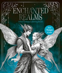 Enchanted Realms: A Romantasy Coloring Book Paperback by Farshore