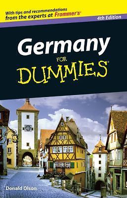 Germany for Dummies by Olson, Donald, Very Good Book
