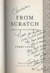 FROM SCRATCH Tembi Locke Inscribed Memoir 1ST/DJ Love Sicily Finding Home