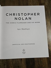 Christopher Nolan: The Iconic Filmmaker and His Work HC with Sleeve Ian Nathan