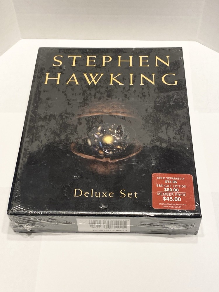 Stephen Hawking Deluxe Set : The Universe in a Nutshell; The Illustrated SEALED!