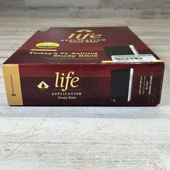 NIV Life Application Study Bible 3rd Edition Genuine Leather Indexed Red Letter