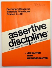 ASSERTIVE DISCIPLINE: Resources Materials Workbook By Lee Canter VG+ L@@K