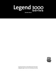 Humminbird Legend 3000 3005 & Deep Operators Manual User Guide Instructions