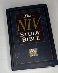 NIV Study Bible by Donald Burdick (1995, Hardcover)