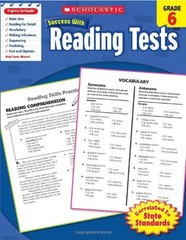 Reading Tests Grade 6 Paperback Inc. Staff Scholastic