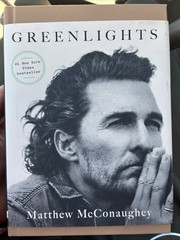 Greenlights by Matthew McConaughey (2020, Hardcover)