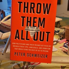 Peter Schweizer Throw Them All Out Hardcover w/ Dust Jacket Corruption Gov