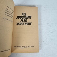 All Judgment Fled James White 1970 First Printing Science Fiction Ballantine