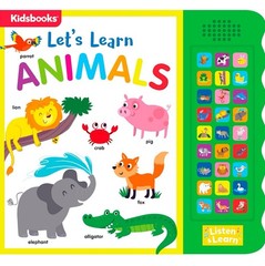 Let’s Learn Animals – Interactive Toddler Sound Book
