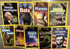 Lot of 8 National Geographic Kids Level 2 Paperback Educational Books NF GREAT!