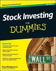 Stock Investing For Dummies: Fourth Edition – paperback, 1118376781, Mladjenovic