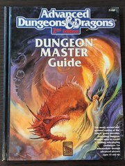 ADVANCED DUNGEONS & DRAGONS 2nd Ed Dungeon Masters Guide Hardcover (TSR 1989)
