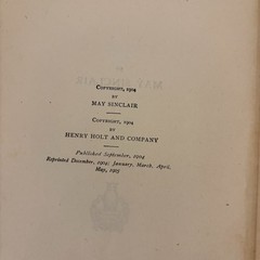 The Devine Fire 1904 By May Sinclair Published Henry Holt And Company