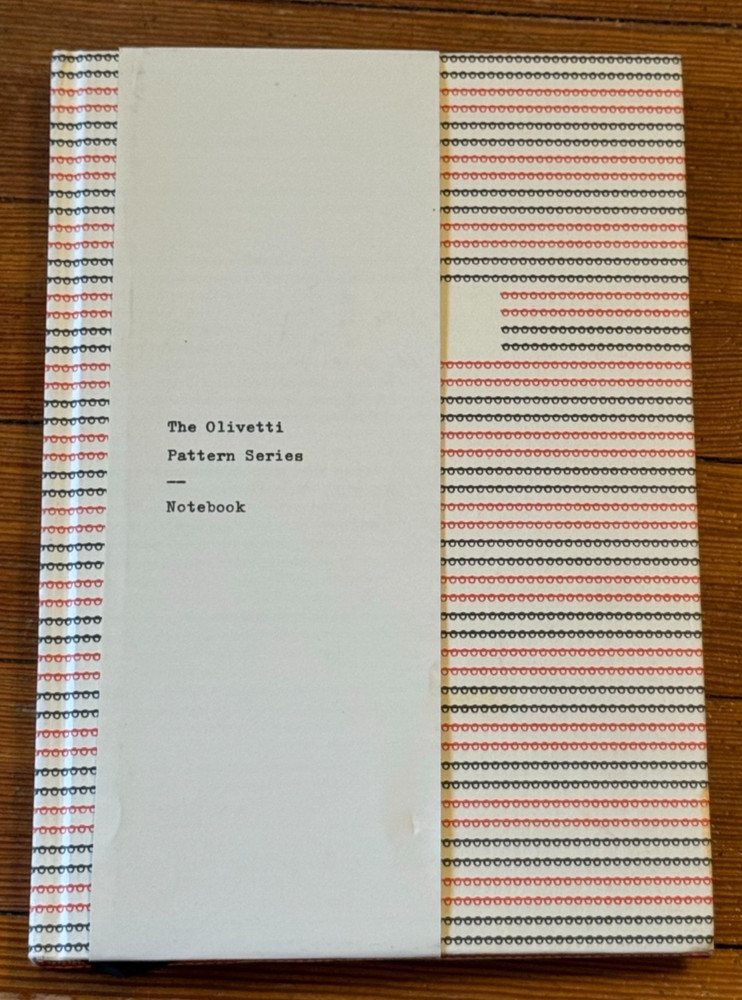 OLIVETTI PATTERN SERIES Typewriter NOTEBOOK Letters JOURNAL lined paper HC book