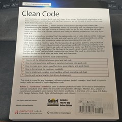 Clean Code by Robert C. Martin, Prentice Hall Paperback, Agile Software