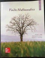 FINITE MATHEMATICS CUSTOM – Paperback, by Maki Daniel; Thompson – Very Good
