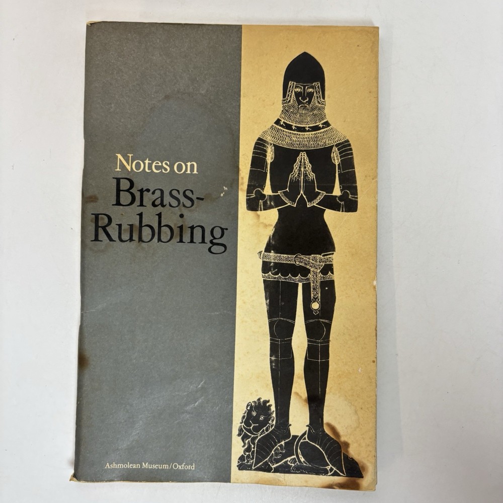 Notes on Brass-Rubbing Booklet 1976 Ashmolean Museum Oxford 7th Edition 1L