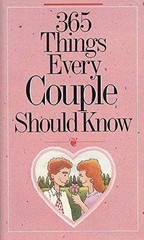 365 Things Every Couple Should Know – Paperback, by Fields Doug – Very Good
