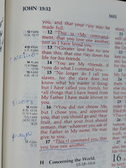 BISON GRAIN!✝️Vntg Ryrie Study Bible NASB 1978 Red Letter Moody Press Tab Index