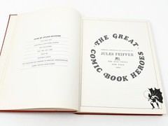 The Great Comic Book Heroes Jules Feiffer First Edition 1965 Hardcover Illustra…