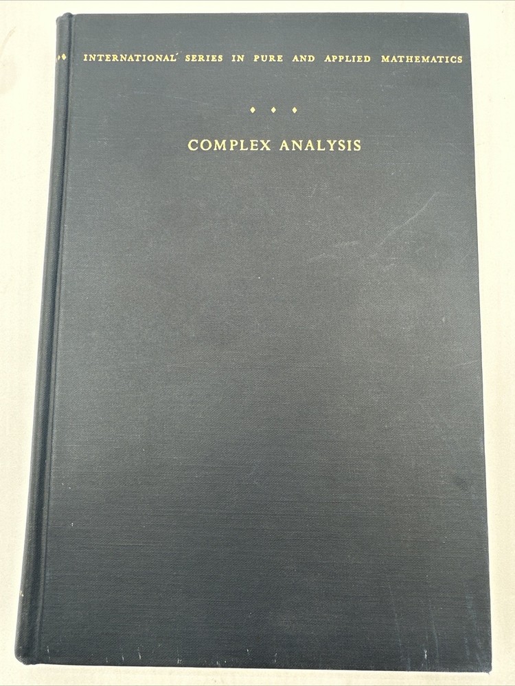 Complex Analysis Lars Ahlfors 1953 One Complex Variable 247 Pages