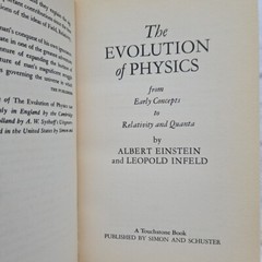 The Evolution Of Physics Albert Einstein Leopold Infeld 1966 Paperback