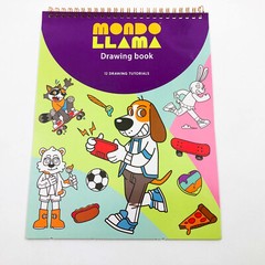 Mondo Llama Drawing 12 Drawing Tutorials Cartoon Characters 11×8.5 inches