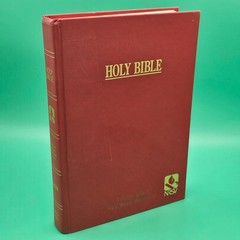 Holy Bible New Revised Standard Version 1989 Hardcover RED Excellent Condition