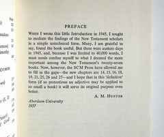 Introducing the New Testament – Archibald M. Hunter, 1957 hc, Westminster Press