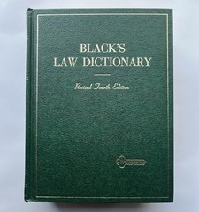 Black’s Law Dictionary – Revised 4th Edition (1968, HC) Henry Campbell MCM Vtg