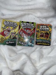 Hardcover & Paperback Captain Underpants Books Dav Pilkey Lot Of 3 Books
