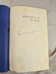 Brian Wilson True Signed 1st Ed Wouldn’t It Be Nice HC DJ 1991 w/ Affidavit Boys