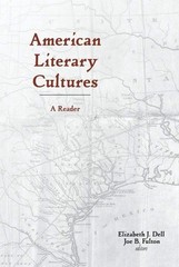 American Literary Cultures : A Reader by Joe B. Fulton (2020, Trade Paperback)