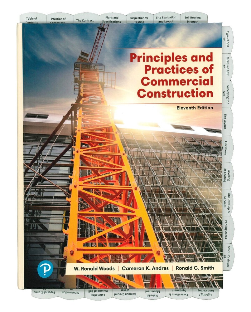 Highlighted and Tabbed, Principles and Practices of Commercial Construction 11th