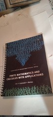 Finite Mathematics and Calculus with Applications book Margaret Lial CUSTOM ED.