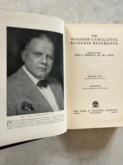 Winston Cumulative Business Reference, Vol 4, Business Law/Contracts/Real Estate