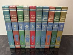 1962 Collier’s Junior Classics Young Folks Shelf of Books Complete 10 Vol Set