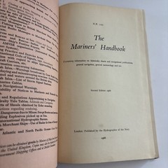 Various Contributors THE MARINERS’ HANDBOOK 1966 Hardback Book