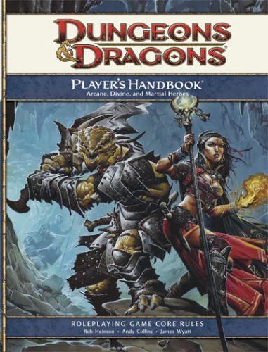 Player’s Handbook Roleplaying Game Core Rules by Wizards RPG Team 2008 HC