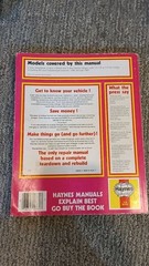 Escort & Lynx Owners Workshop Manual Warren 1987 Paperback Haynes Manual VG