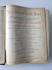 Self-Interpreting Bible Old & New Testament John Brown Big Folio 1876 Complete